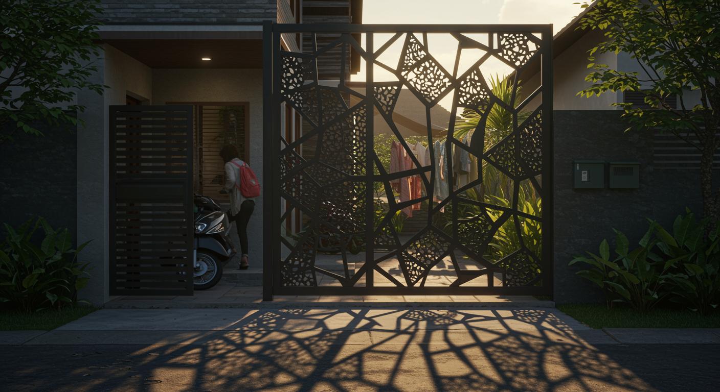 Berbagai jenis besi untuk pagar rumah minimalis modern