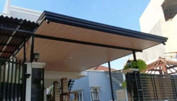 Kanopi Rumah Lapis Kayu