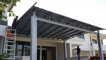 Cara Pasang Kanopi