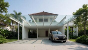Kanopi Kaca Carport: Perlindungan Premium untuk Kendaraan Anda