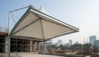 Cara Memilih Rangka Kanopi Membrane: Baja Ringan, WF, atau Cable-Stayed