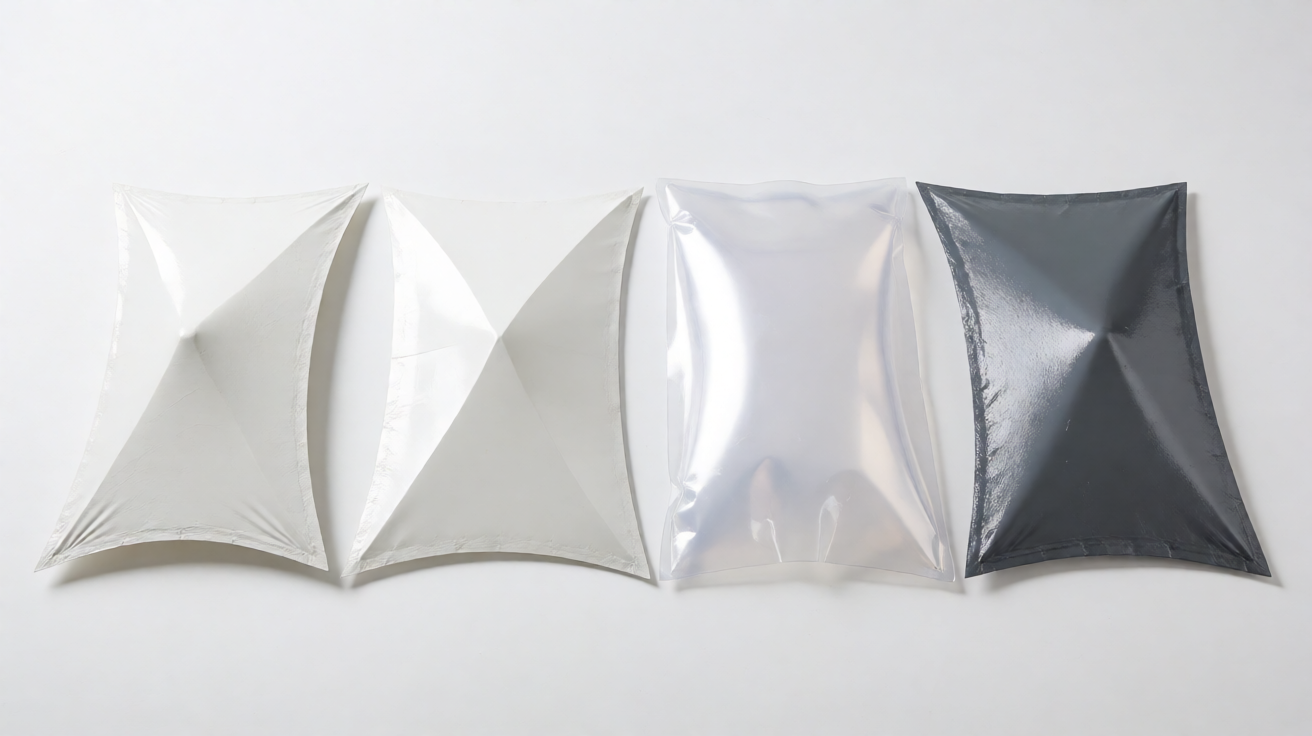 Perbandingan material membrane PTFE PVC ETFE HDPE untuk kanopi rumah tinggal dan bangunan komersial