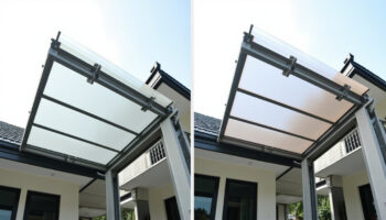 Kanopi Kaca vs Polycarbonate: Mana yang Lebih Tahan Lama?