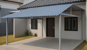 Kanopi Spandek untuk Rumah: Kelebihan, Kekurangan, dan Kisaran Harga