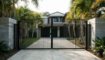 Model Pintu Pagar Besi Minimalis Modern 2026