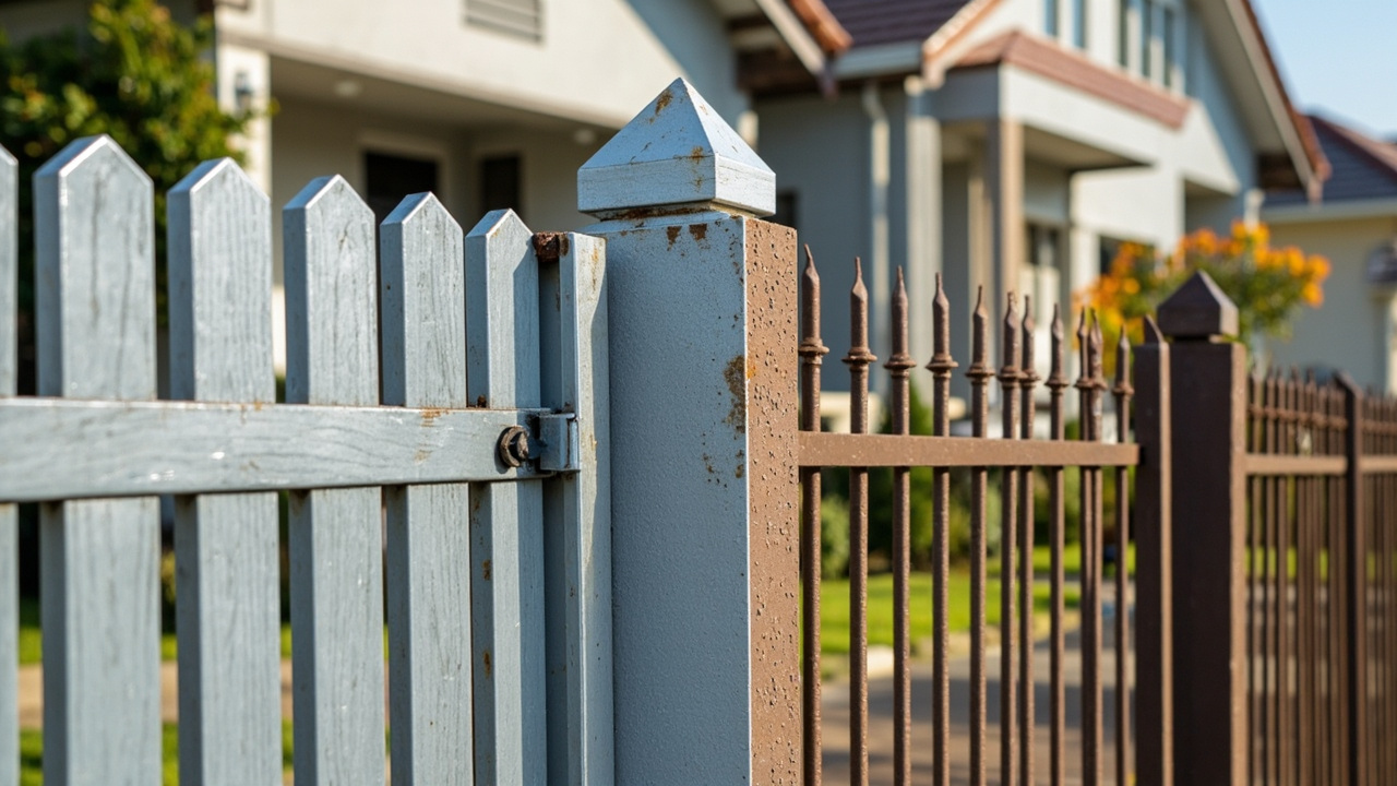 Perbandingan material baja karbon galvanis aluminium untuk pagar