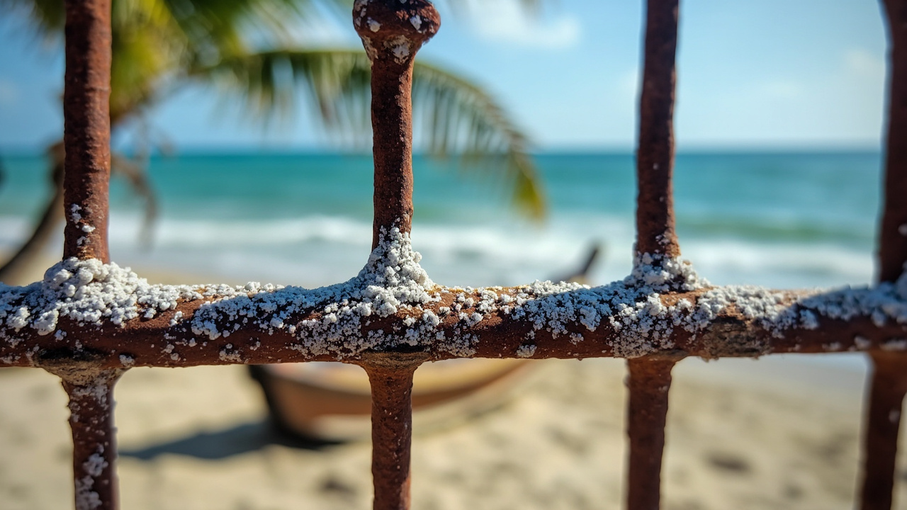 Faktor lingkungan ekstrem garam dan asam penyebab karat pagar