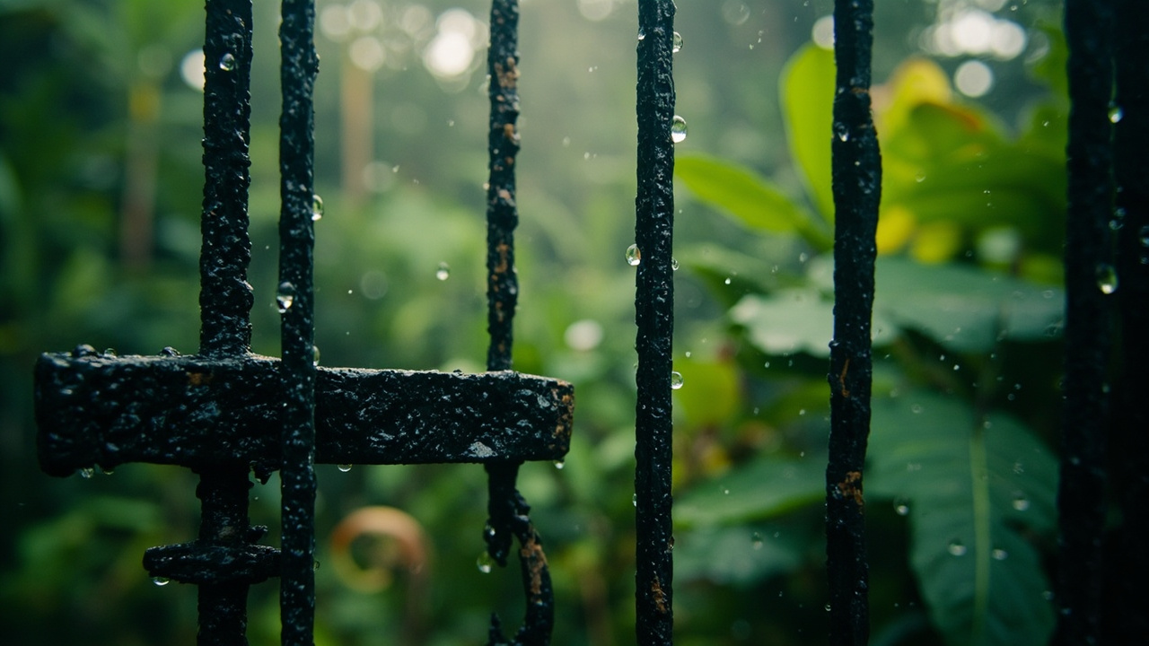 Dampak kelembaban dan paparan air terhadap korosi pagar di iklim tropis