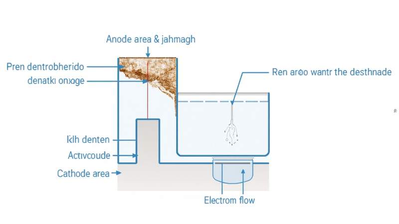 Mekanisme korosi elektrokimia pada pagar besi